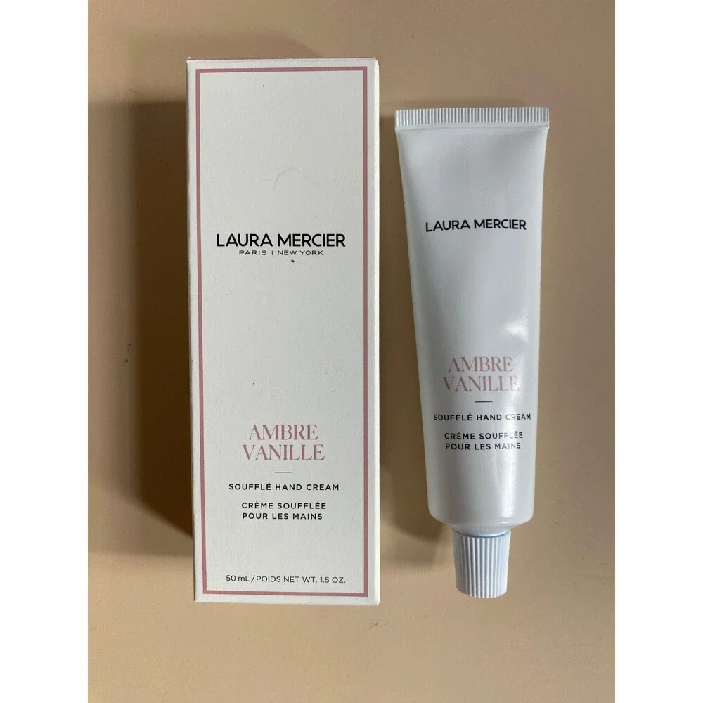 Laura Mercier Ambre Vanille Soufflé Hand Cream 1.5 oz 50 ml FULL SIZE New Sealed